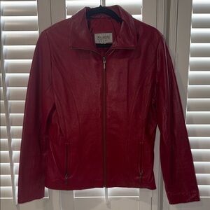 Wilsons Leather Bold Red Jacket